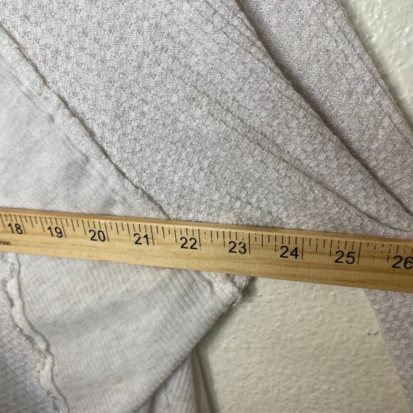 Free People We The Free Catalina Thermal V Neck Sweater Size Large Casual - Picture 8 of 9